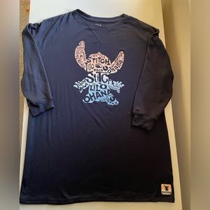 Disney Stitch Sleep Shirt - Size Small